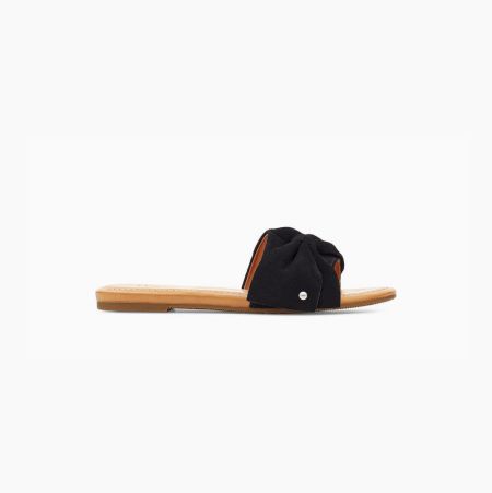 UGG Deanne Black Sandals for Women (UXJT31059)